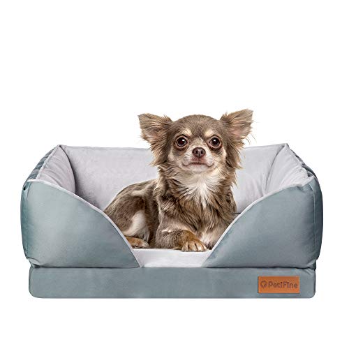 PetiFine Memory Foam Dog Bed, Orthopedic Dog Beds Removable Washable