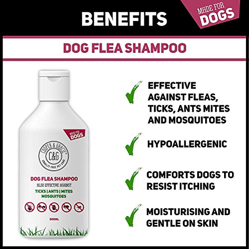 Flea Shampoo For Dogs Sensitive Itchy Skin Dog and Puppy Grooming