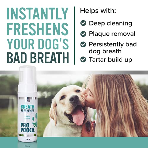 Pro Pooch Dog Breath Freshener Combat Bad Breath, Tartar & Plaque