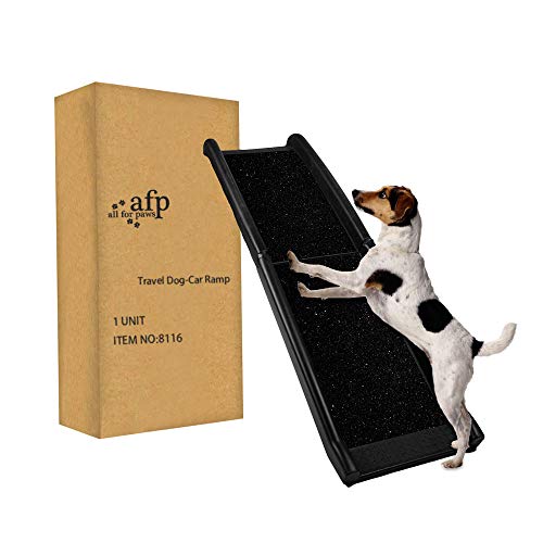 ALL FOR PAWS Happy Ride Folding Dog Ramp Dog Car Stairs Lightweight