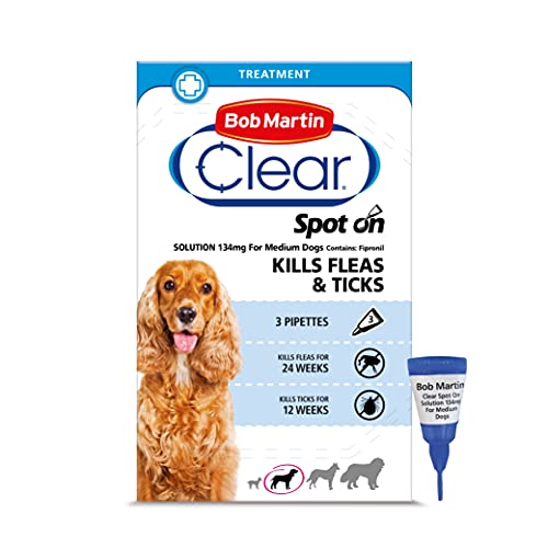Bob Martin Flea & Tick Clear Fipronil Spoton for Large Dog Doggiebed