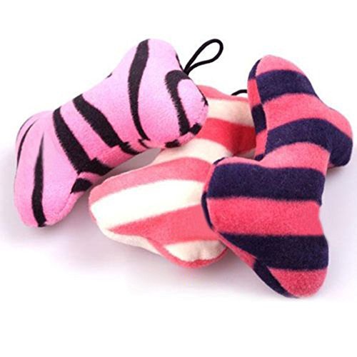 Domire Dog Toy Pet Puppy Plush Sound Chew Squeaker Squeaky Doggiebed